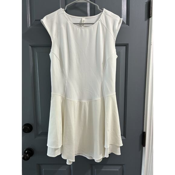 Lululemon Everlux Mesh-Back Tennis Dress White/Ivory Size 12 - Picture 1 of 7